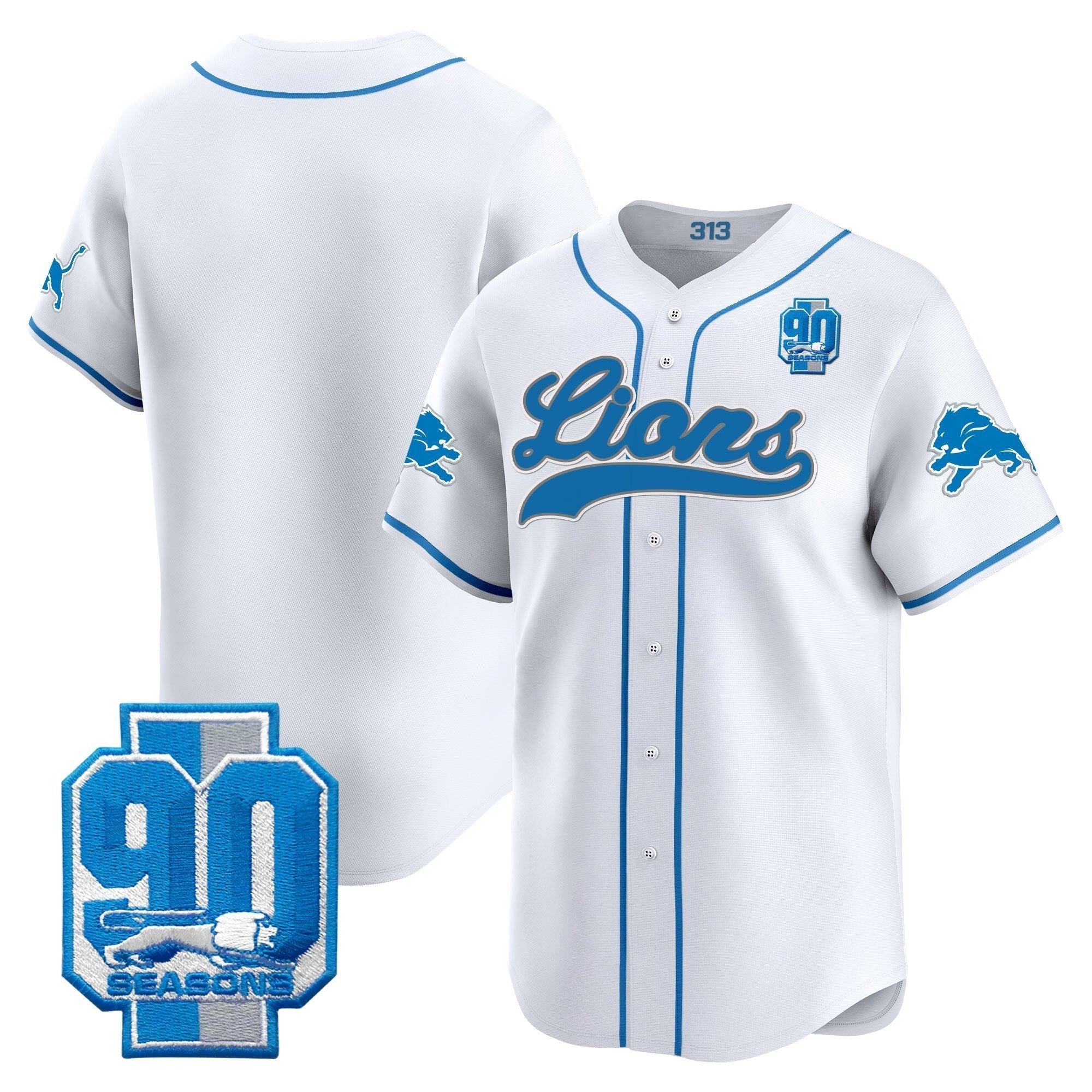 DET 2025 Vapor Baseball Jersey - All Stitched