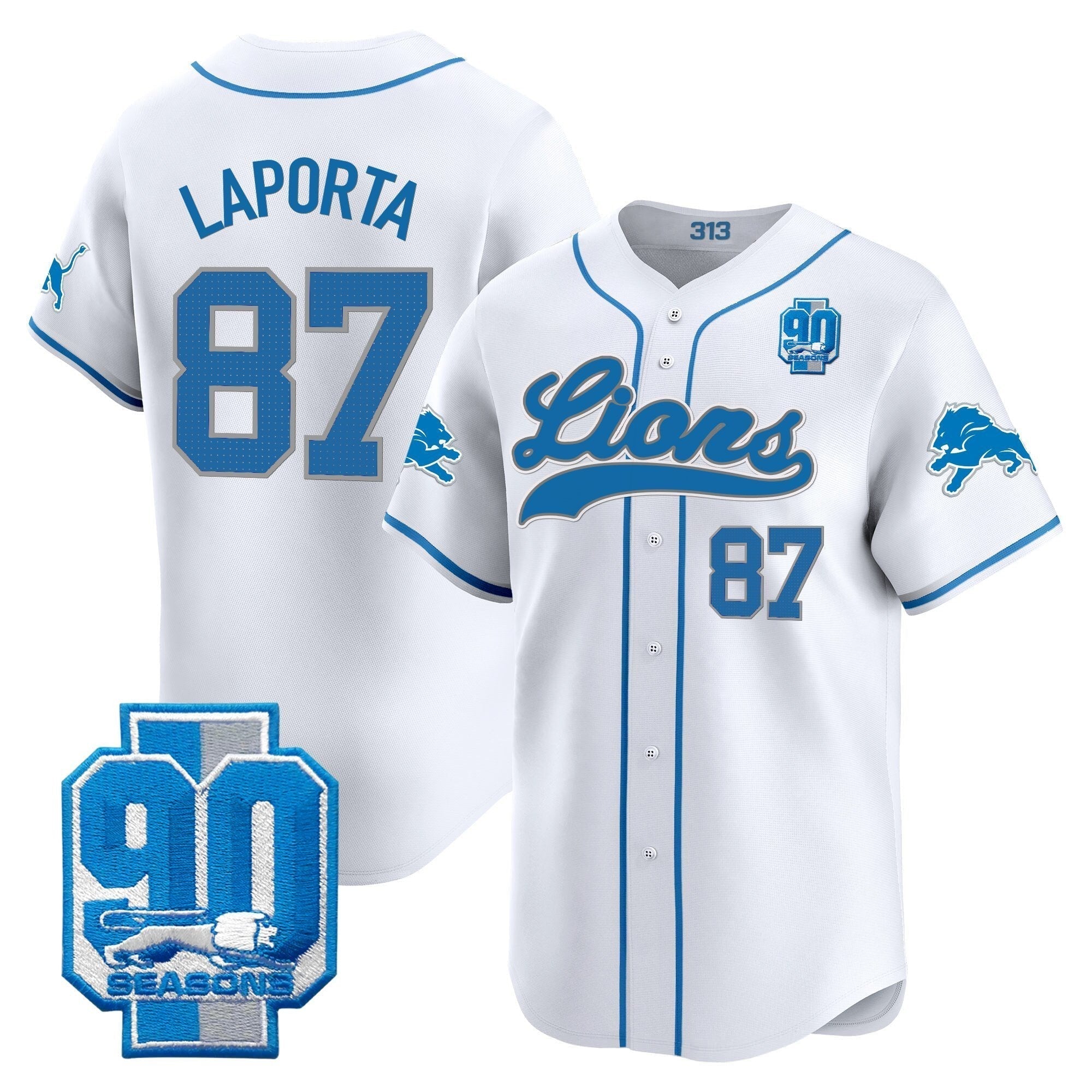 DET 2025 Vapor Baseball Jersey - All Stitched