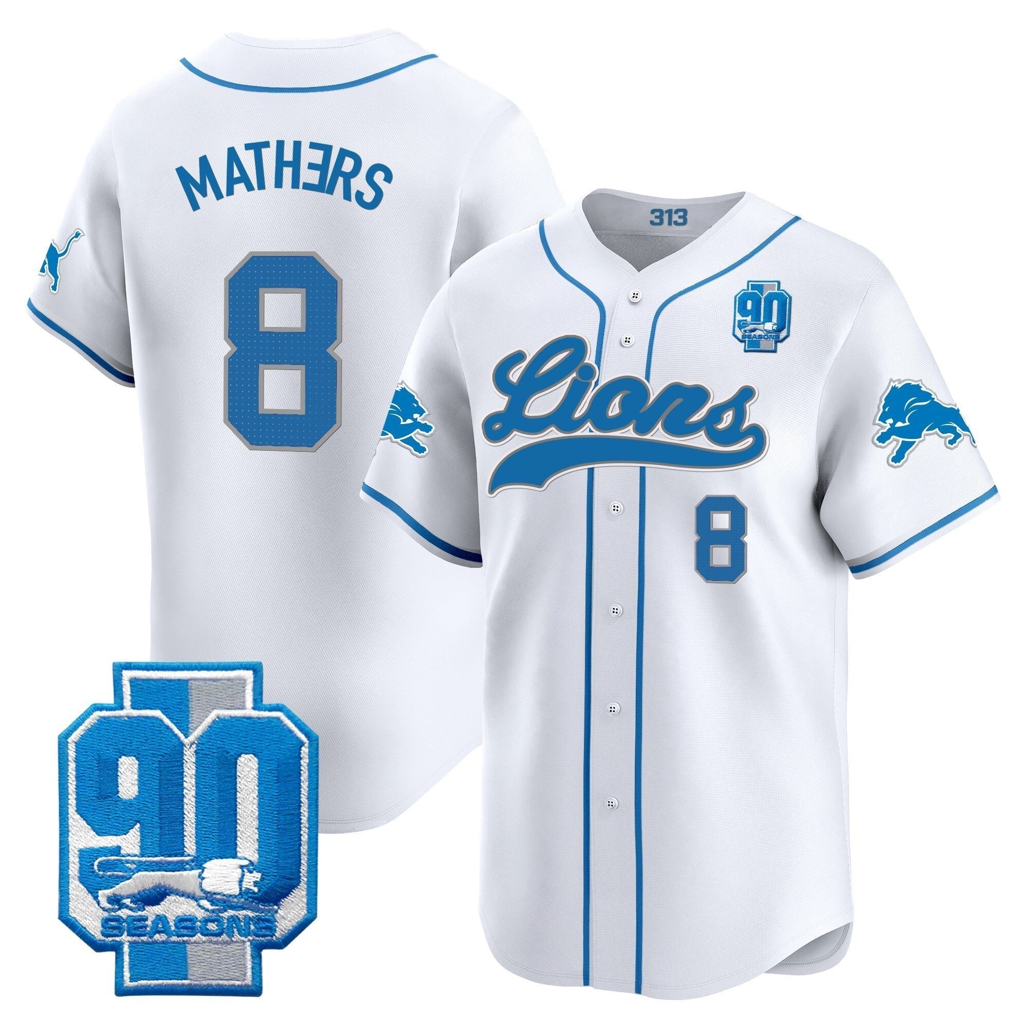 DET 2025 Vapor Baseball Jersey - All Stitched