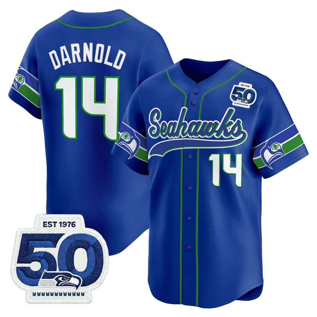 SEA 50th Anniversary Vapor Baseball Jersey - All Stitched