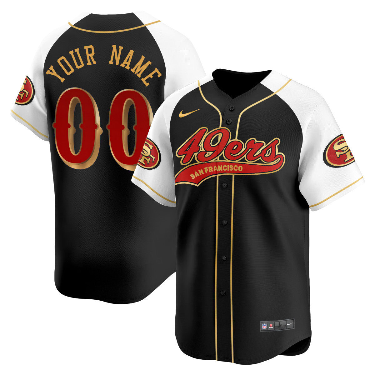 SF Rivalry Series Baseball Jersey - All Stitched