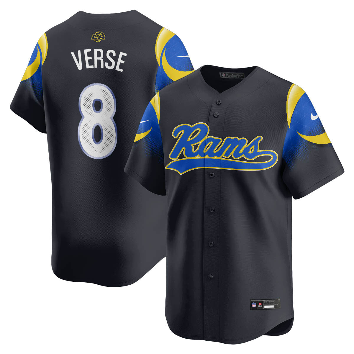 LAR Rivalry Series Baseball Men Jersey - All Stitched