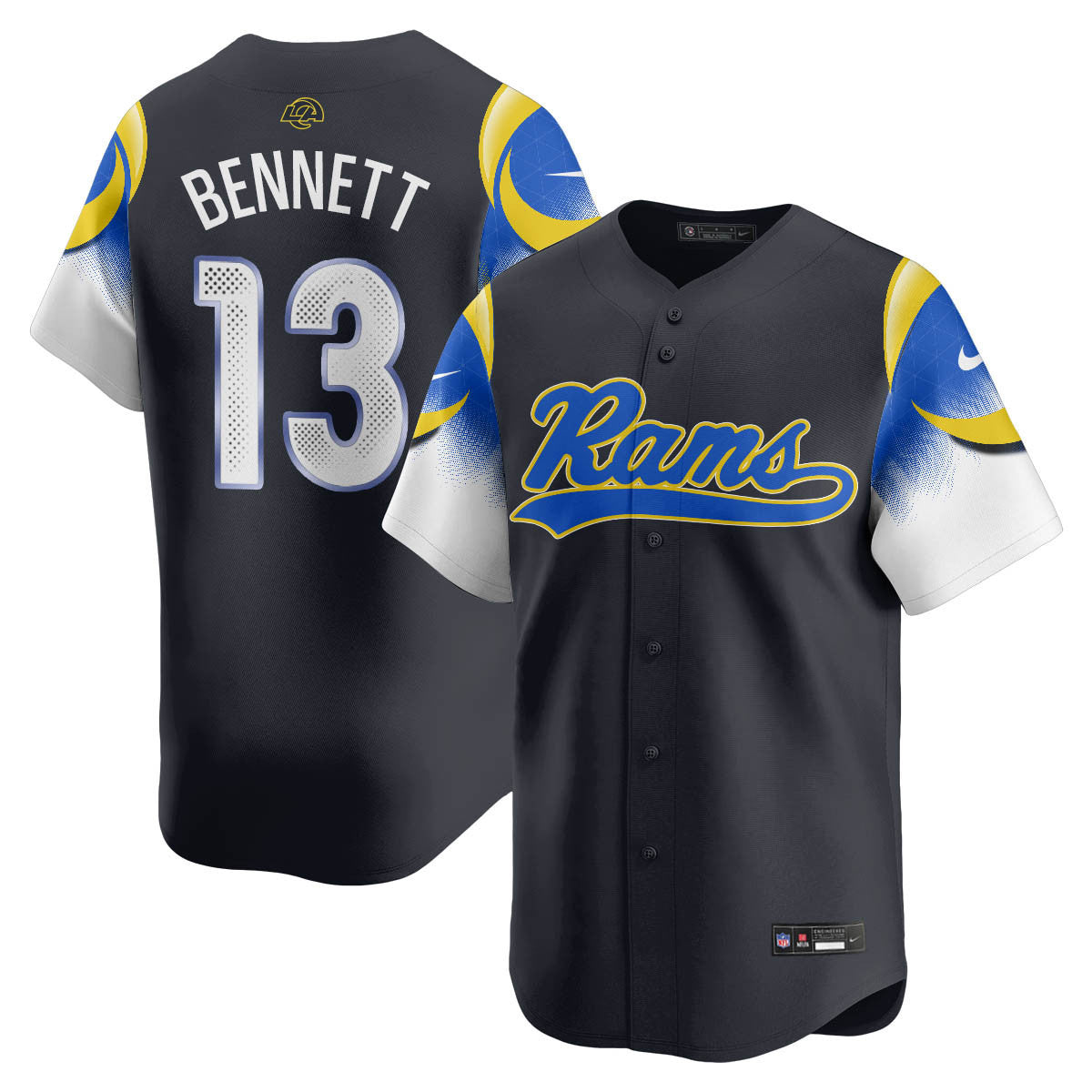 LAR Rivalry Series Baseball Jersey - All Stitched