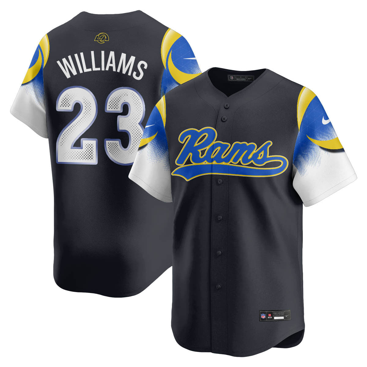 LAR Rivalry Series Baseball Men Jersey - All Stitched
