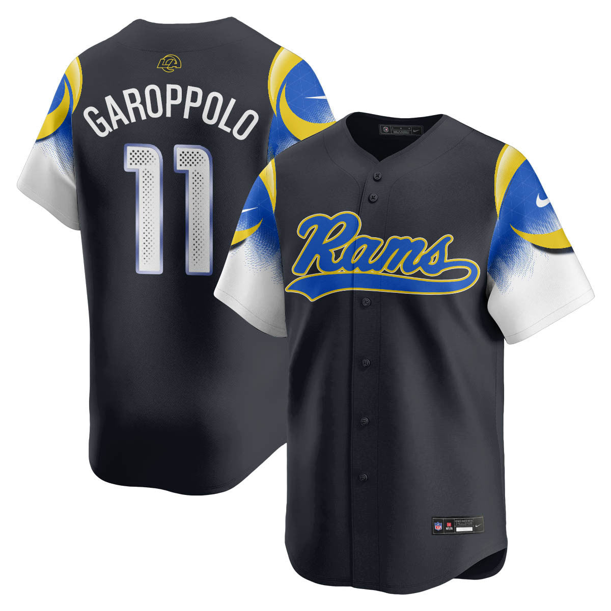 LAR Rivalry Series Baseball Jersey - All Stitched