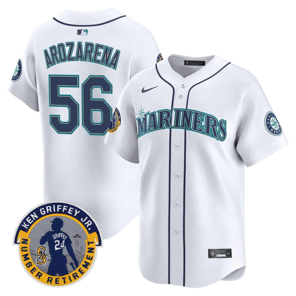 SEA 2025 Ken Griffey Jr. Patch Vapor Premier Limited Jersey - All Stitched