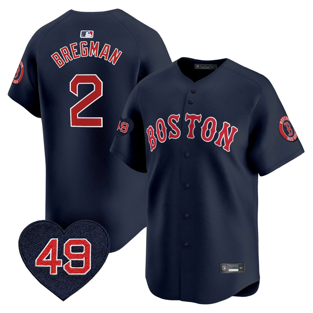 BOS Tim Wakefield Patch Vapor Premier Limited Jersey - Stitched