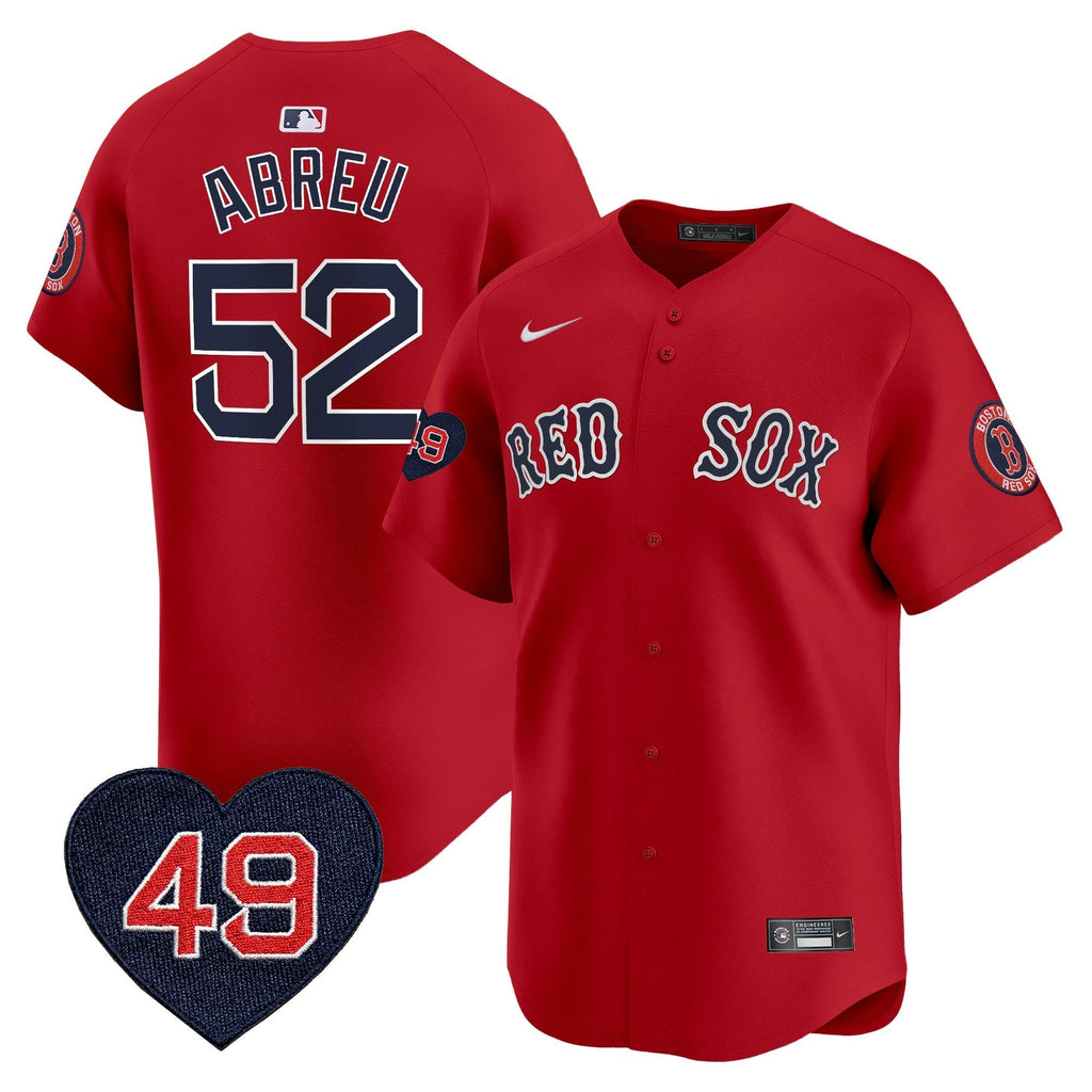 BOS Tim Wakefield Patch Vapor Premier Limited Jersey - All Stitched