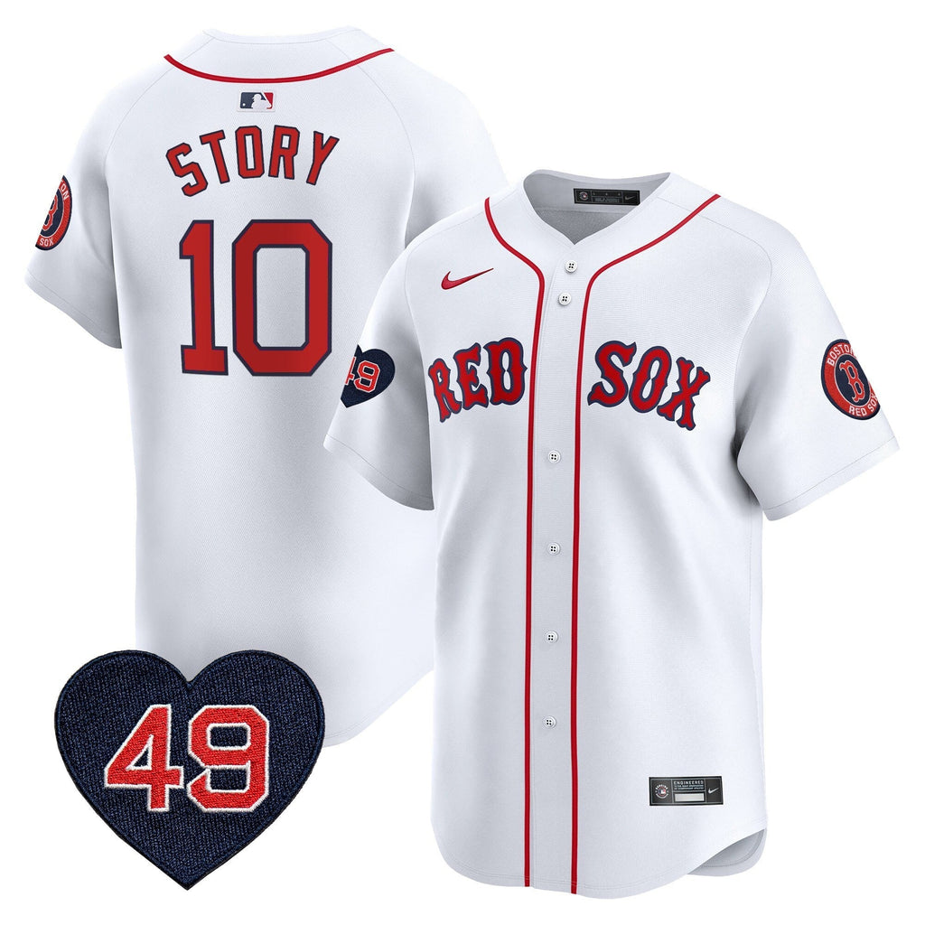 BOS Tim Wakefield Patch Vapor Premier Limited Jersey - All Stitched