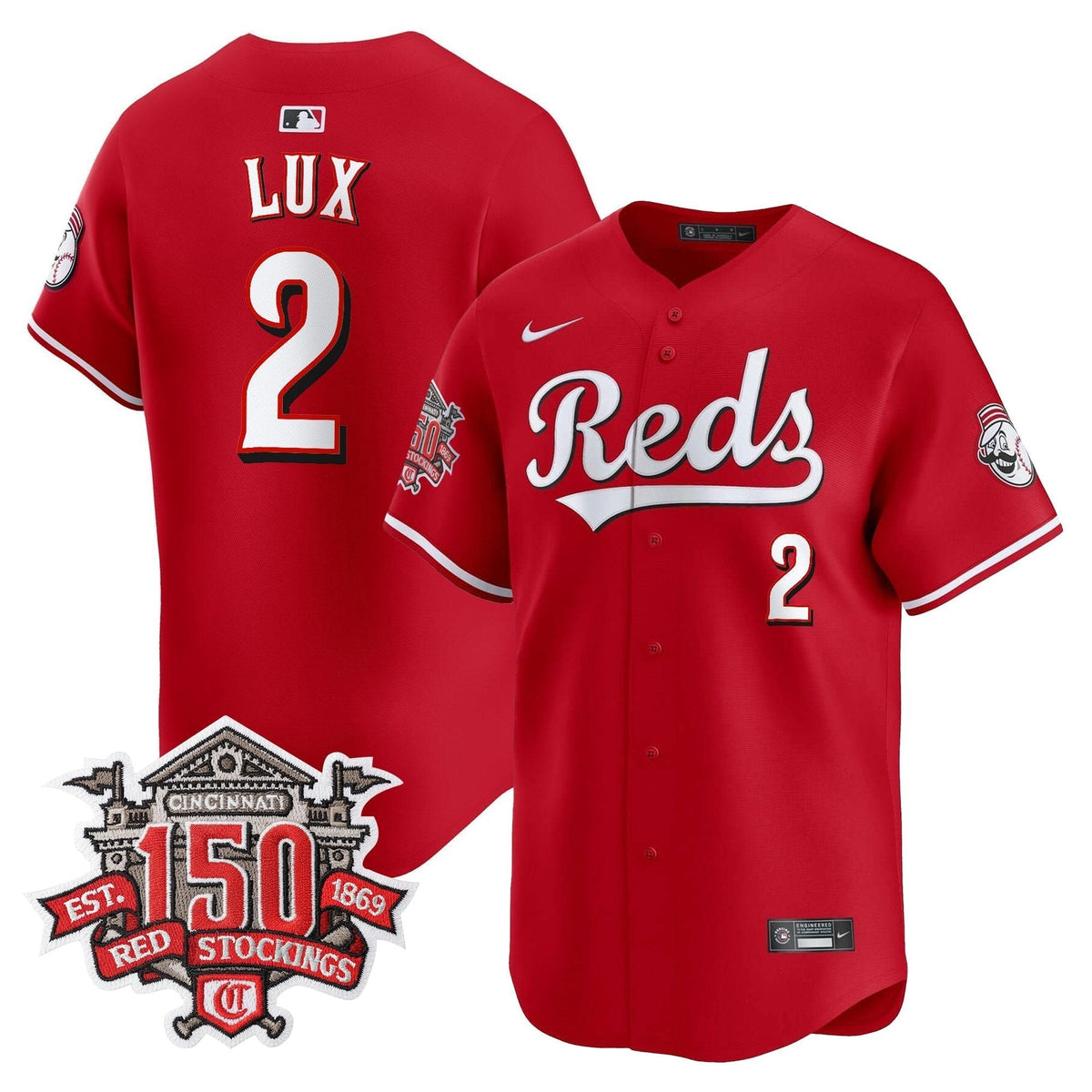 CIN 150th Anniversary Patch Vapor Premier Limited Jersey - All Stitched