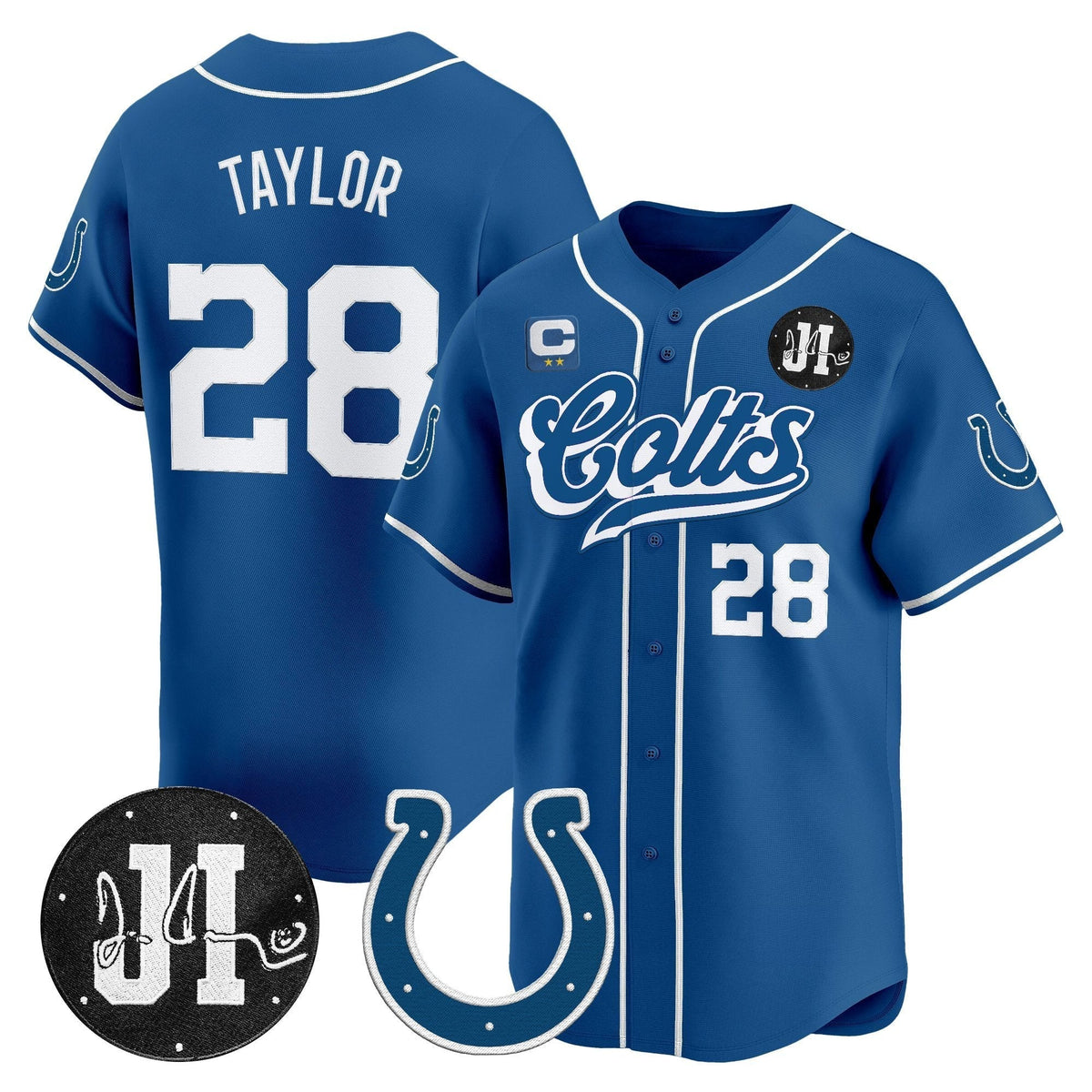 IND 2025 Jim Irsay Patch Vapor Baseball Jersey - All Stitched