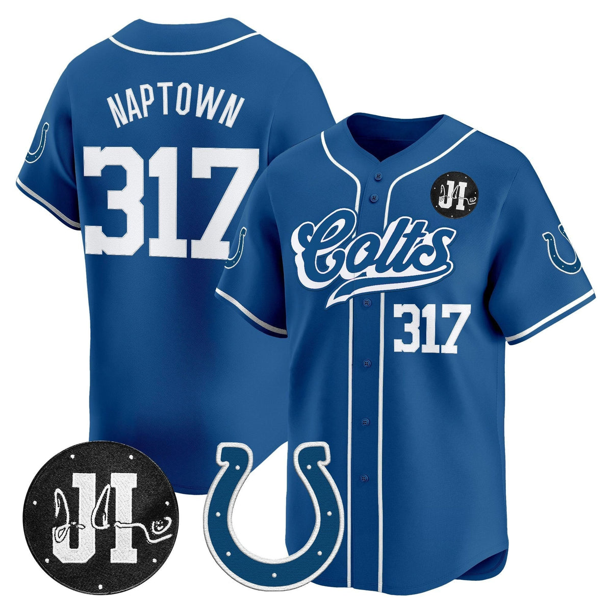 IND 2025 Jim Irsay Patch Vapor Baseball Jersey - All Stitched