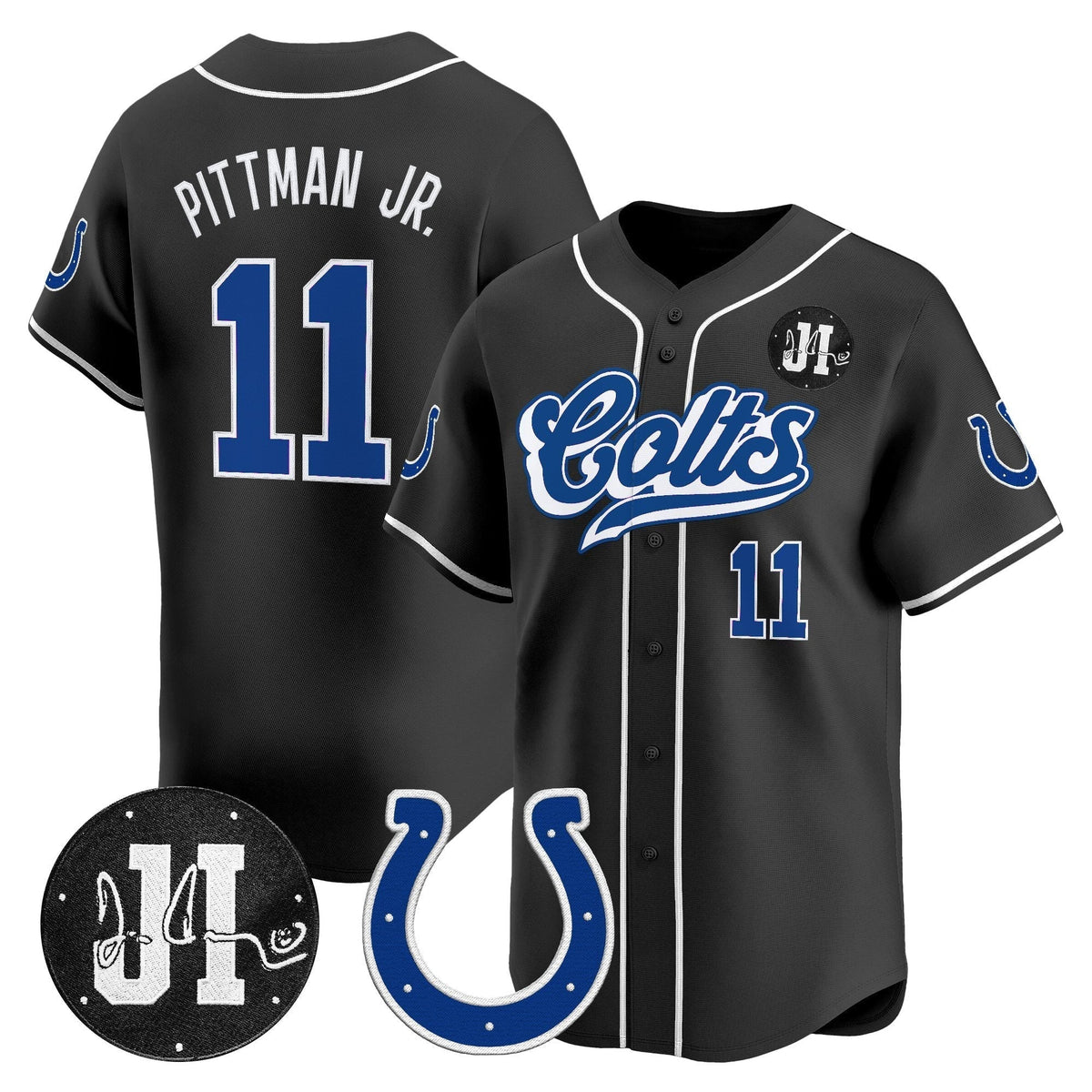 IND 2025 Jim Irsay Patch Vapor Baseball Jersey - All Stitched