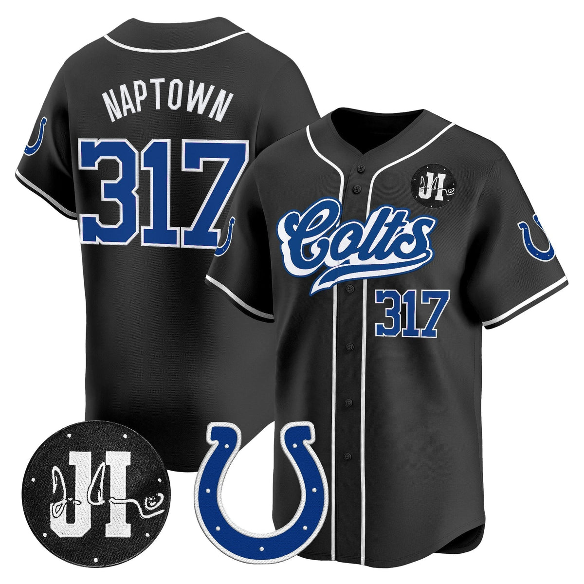 IND 2025 Jim Irsay Patch Vapor Baseball Jersey - All Stitched