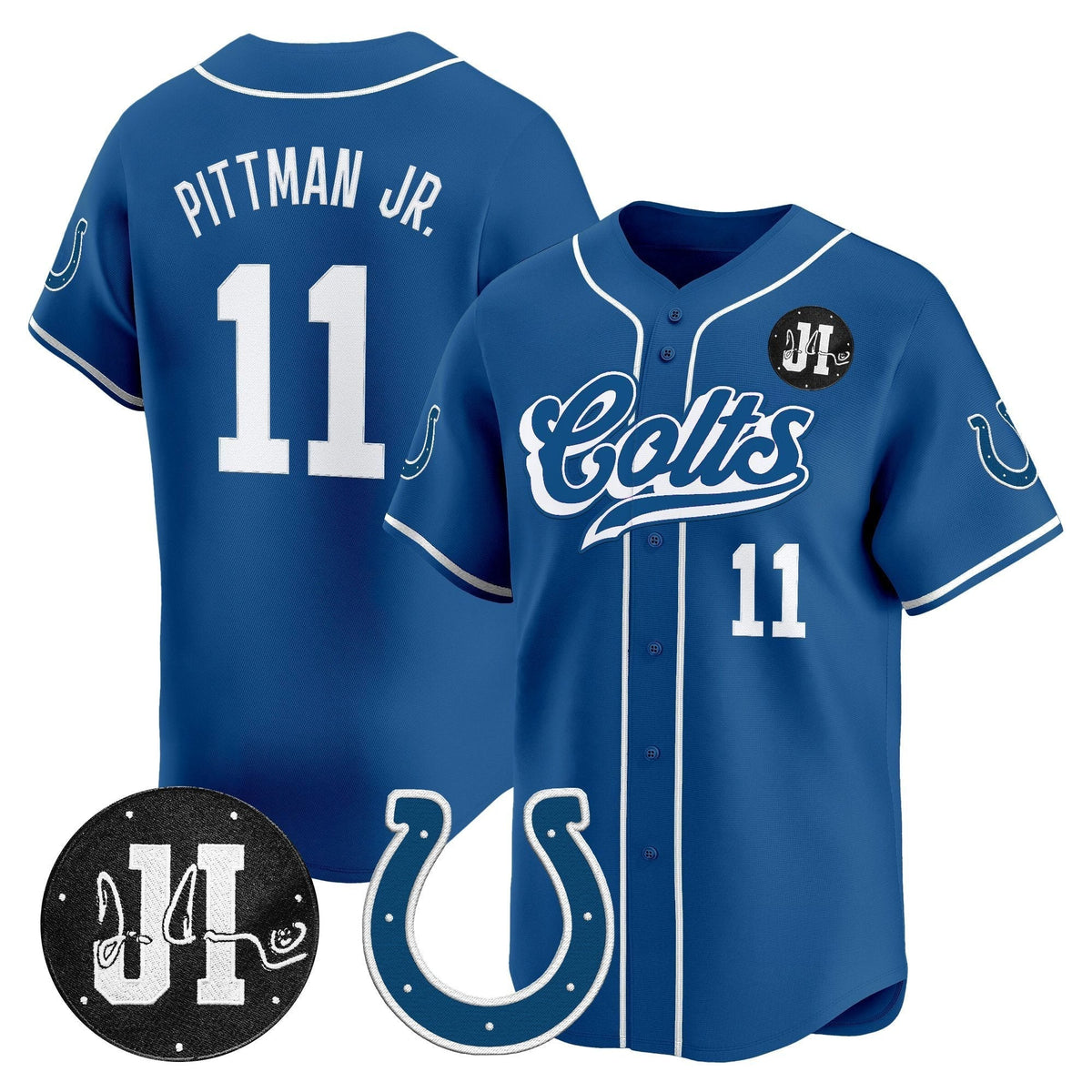 IND 2025 Jim Irsay Patch Vapor Baseball Jersey - All Stitched