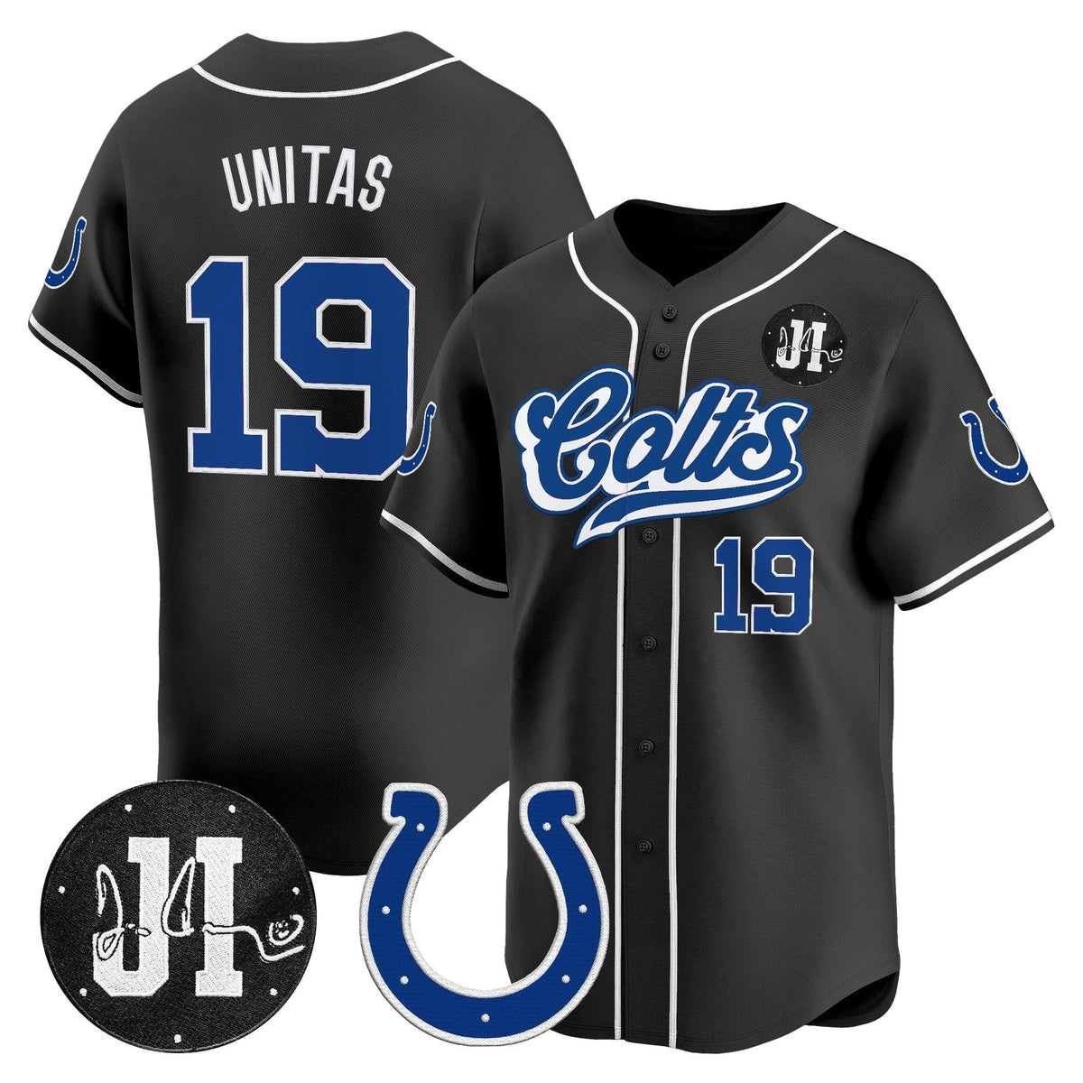 IND 2025 Jim Irsay Patch Vapor Baseball Jersey - All Stitched