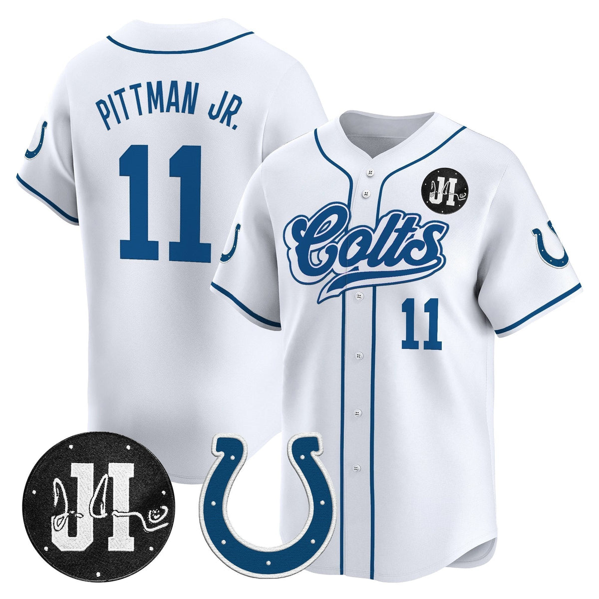 IND 2025 Jim Irsay Patch Vapor Baseball Jersey - All Stitched