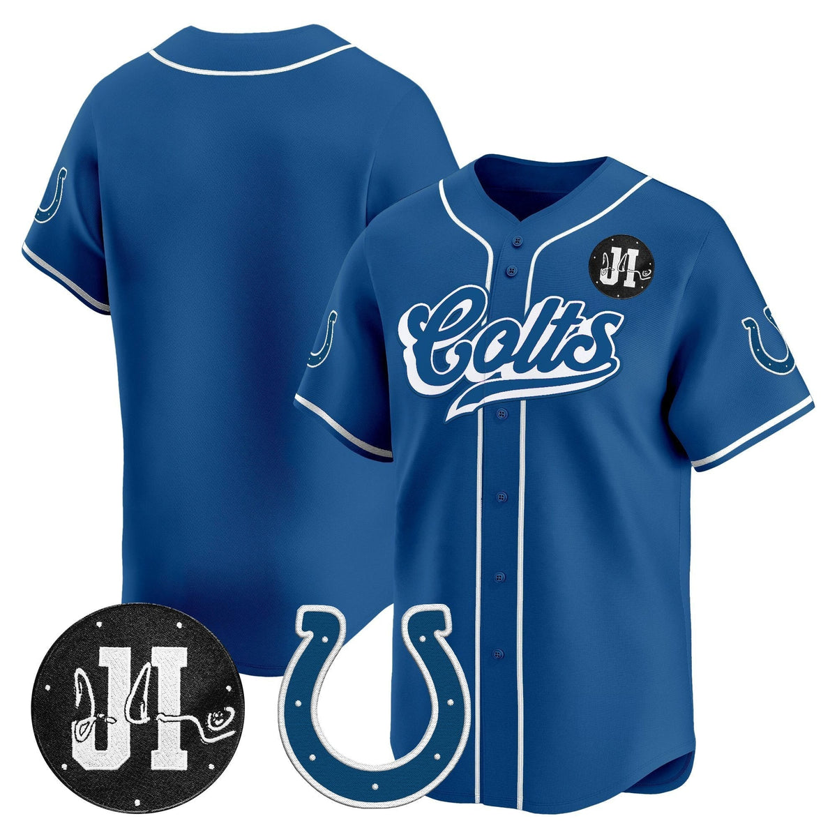 IND 2025 Jim Irsay Patch Vapor Baseball Jersey - All Stitched