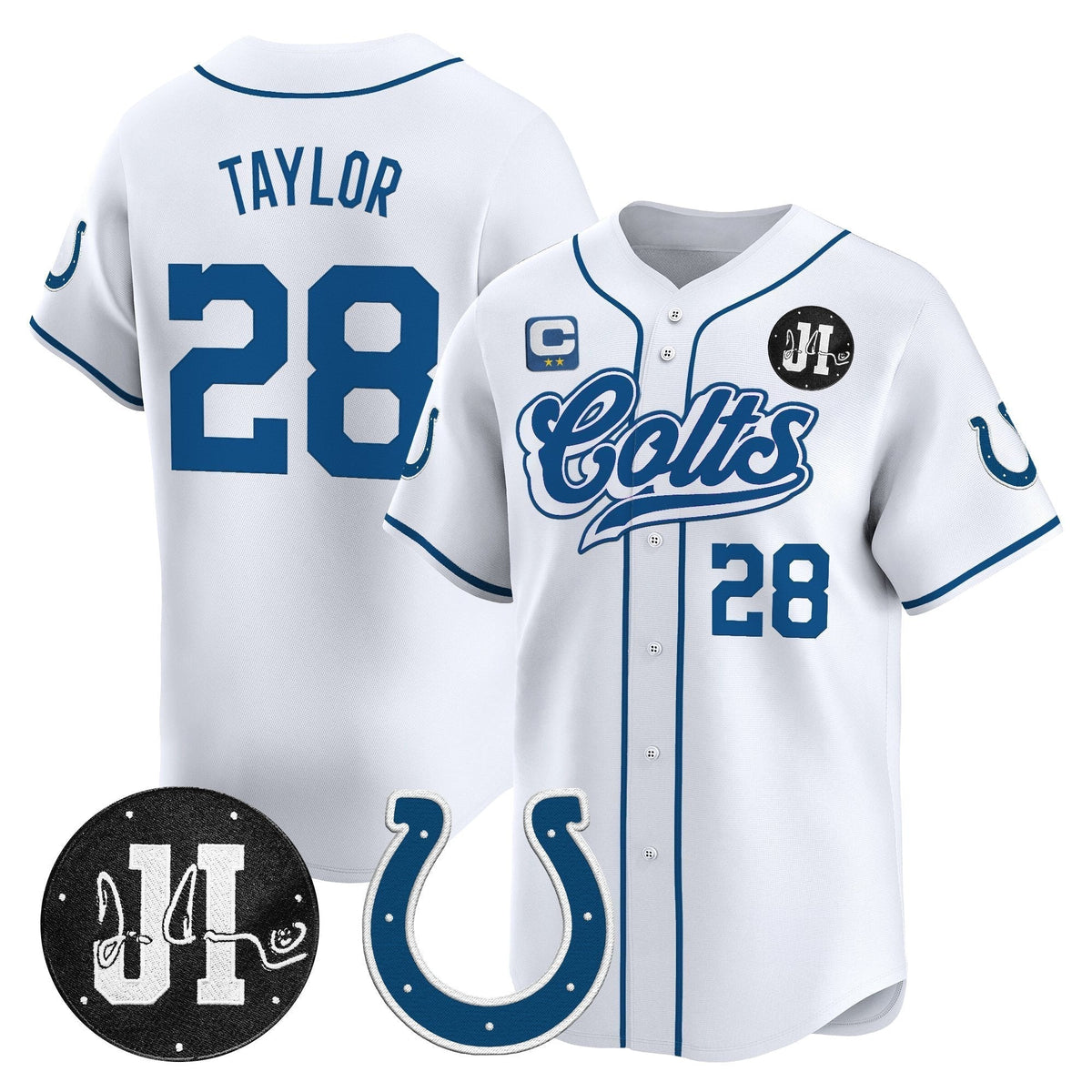 IND 2025 Jim Irsay Patch Vapor Baseball Jersey - All Stitched