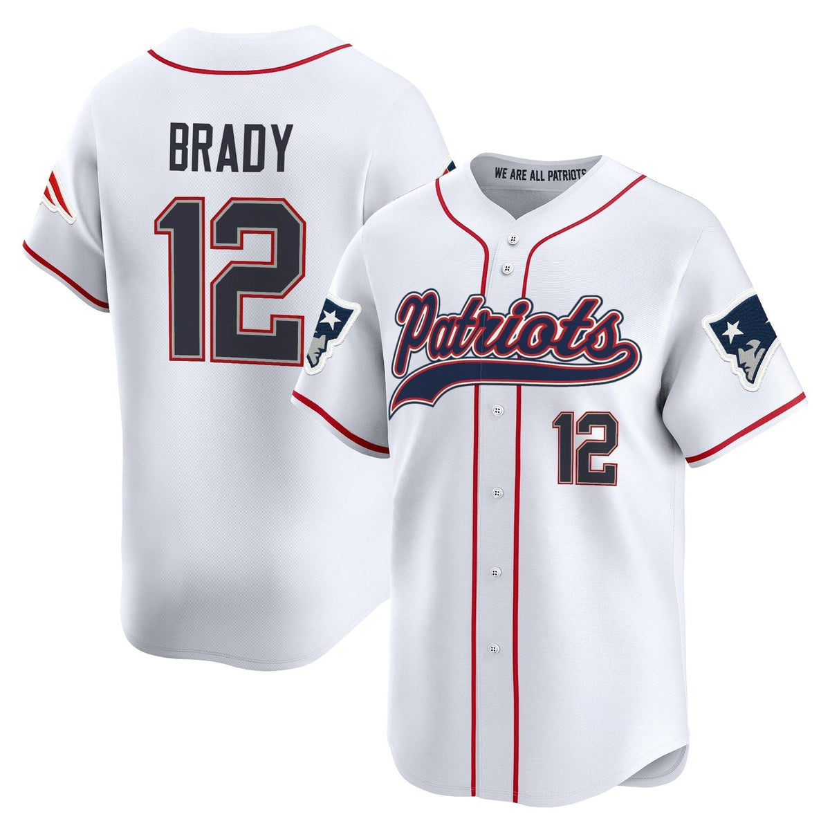 NE 2025 Vapor Baseball Jersey - All Stitched