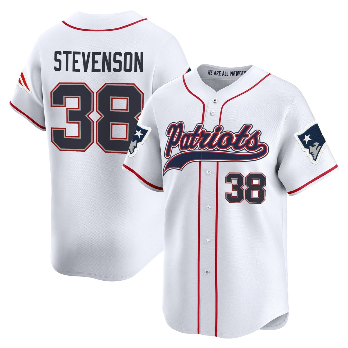 NE 2025 Vapor Baseball Jersey - All Stitched