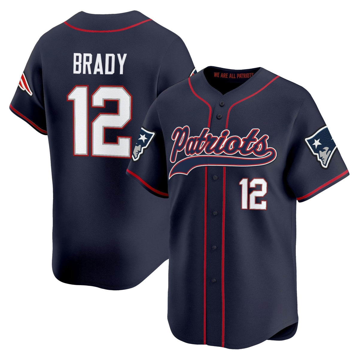 NE 2025 Vapor Baseball Jersey - All Stitched