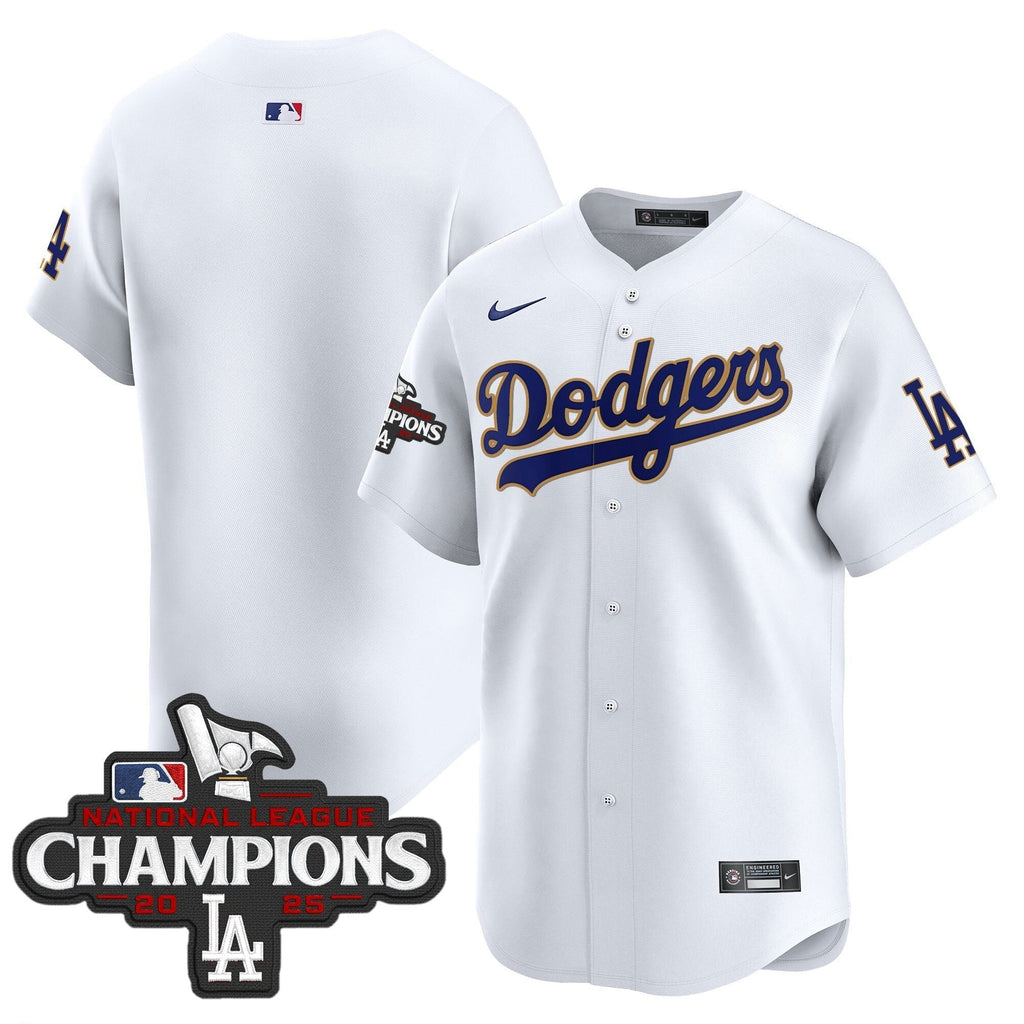 Dodgers 2025 National League Champions Vapor Premier Limited Jersey - All Stitched