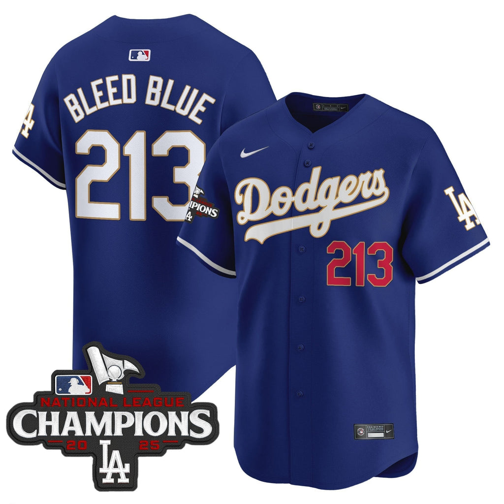 Dodgers 2025 National League Champions Vapor Premier Limited Jersey - All Stitched