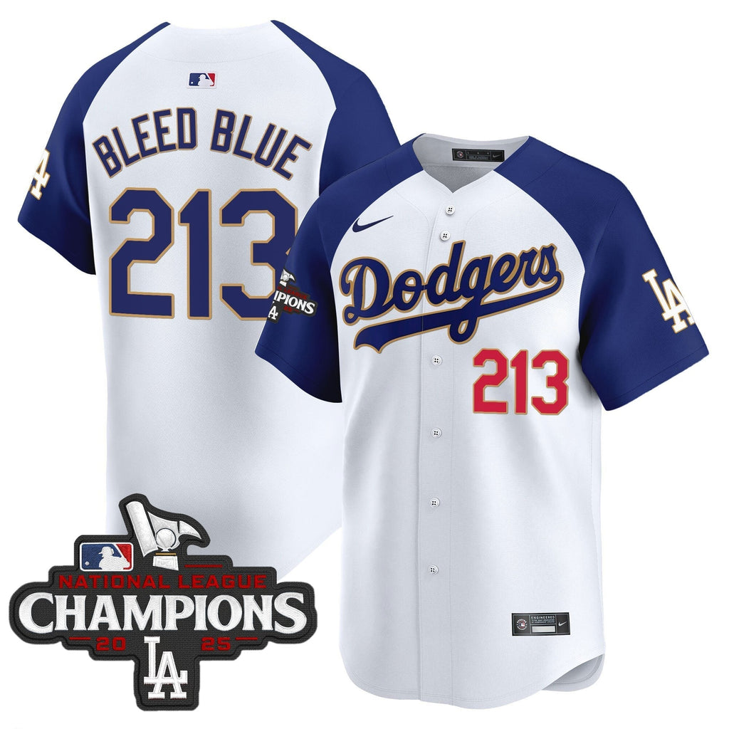 Dodgers 2025 National League Champions Vapor Premier Limited Jersey - All Stitched