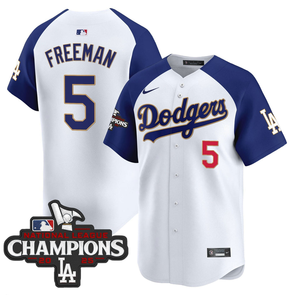 Dodgers 2025 National League Champions Vapor Premier Limited Jersey - All Stitched