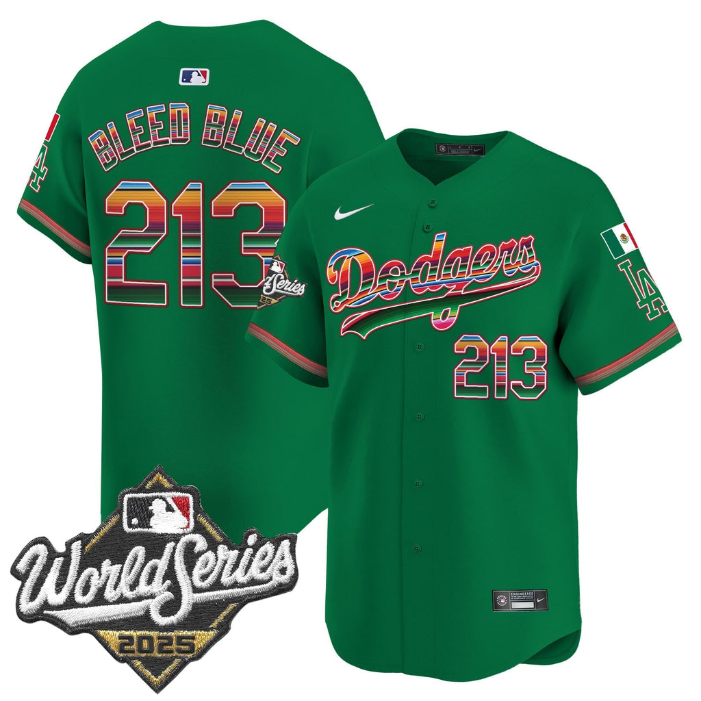 Dodgers Mexico 2025 World Series Vapor Premier Limited Jersey - All Stitched