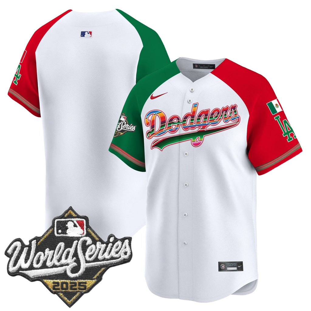 Dodgers Mexico 2025 World Series Vapor Premier Limited Jersey - All Stitched