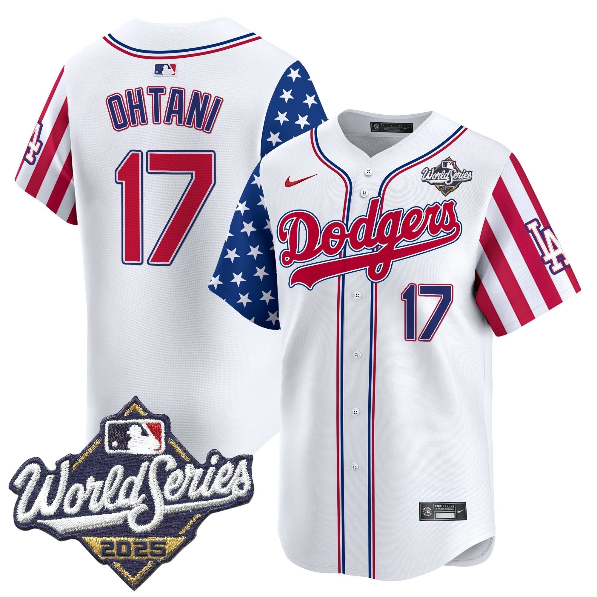 LAD 2025 World Series Vapor Premier Limited Jersey - American Style - All Stitched