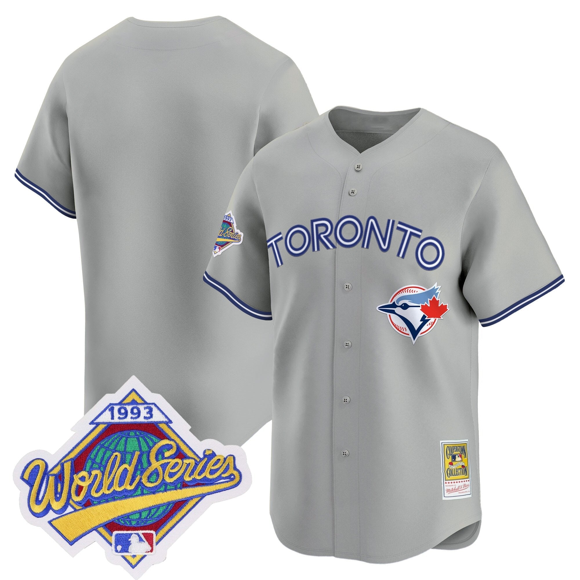 TOR 1993 World Series Vapor Premier Jersey - Throwback Edition - All Stitched