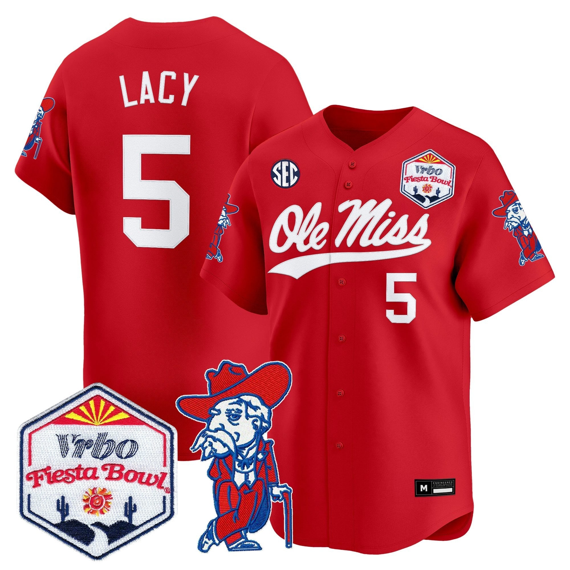 OMR2026 The Fiesta Bowl Vapor Baseball Jersey - All Stitched