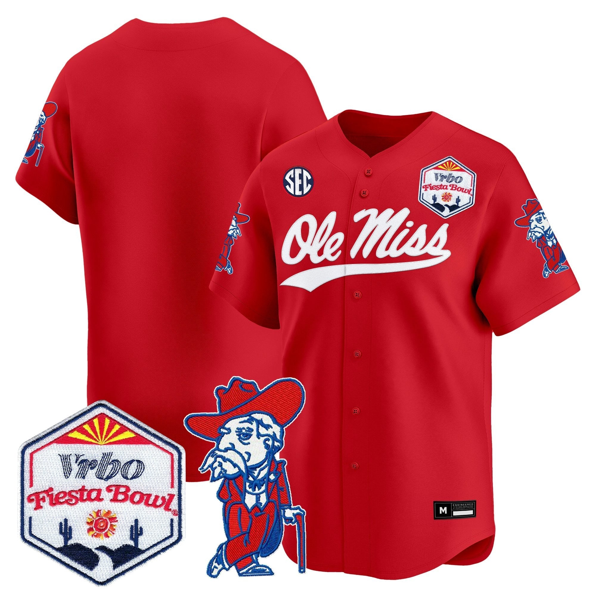 OMR2026 The Fiesta Bowl Vapor Baseball Jersey - All Stitched