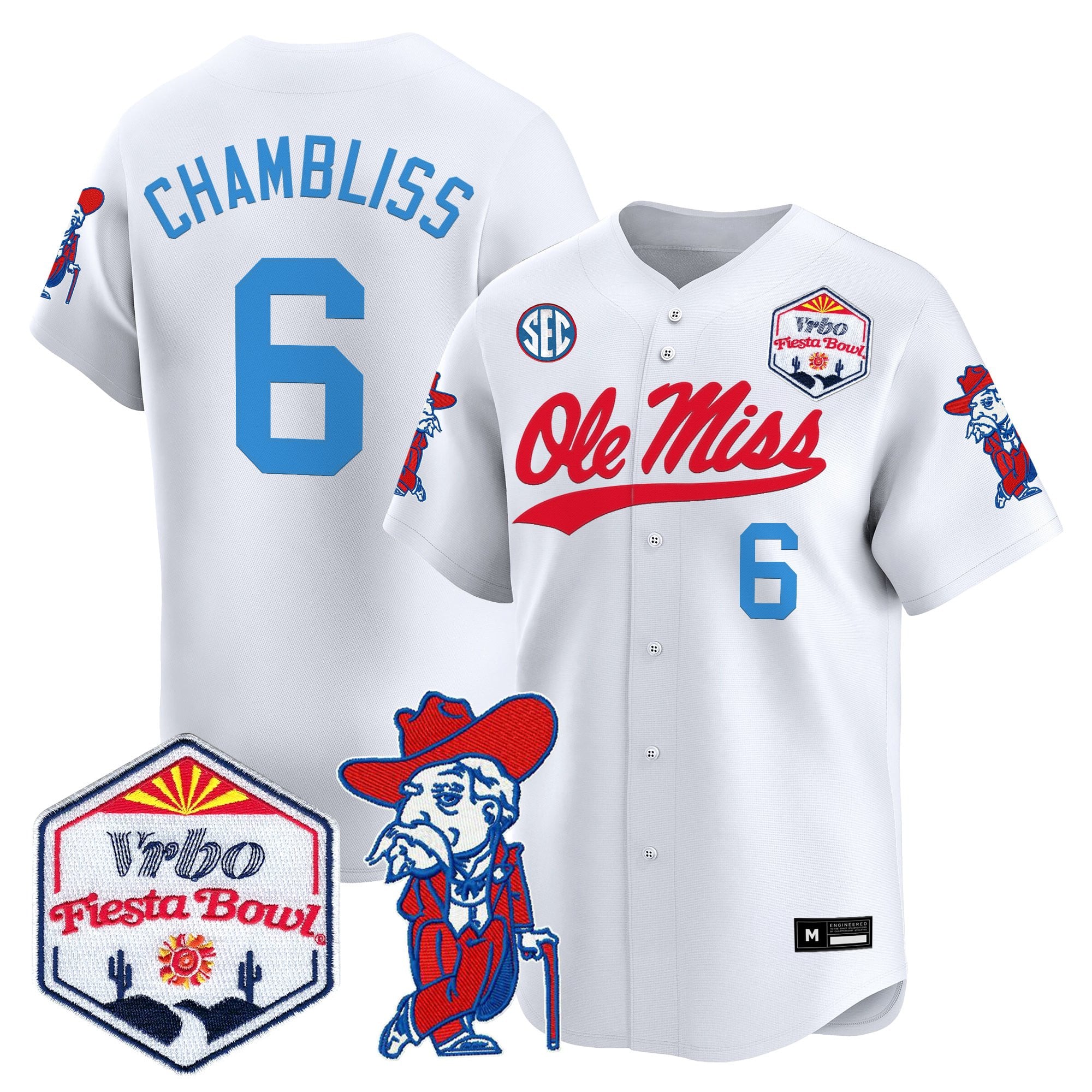 OMR2026 The Fiesta Bowl Vapor Baseball Jersey - All Stitched