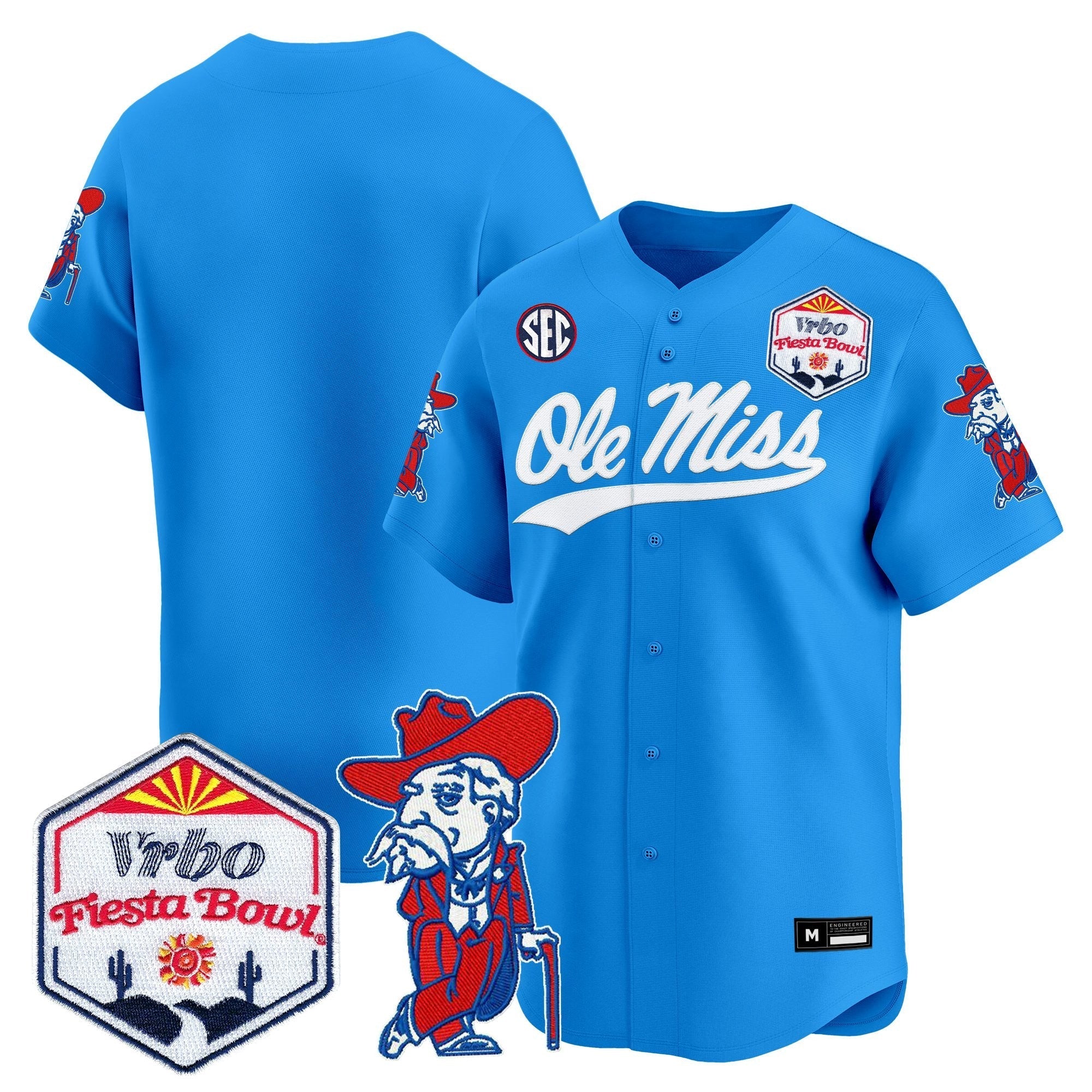 OMR2026 The Fiesta Bowl Vapor Baseball Jersey - All Stitched