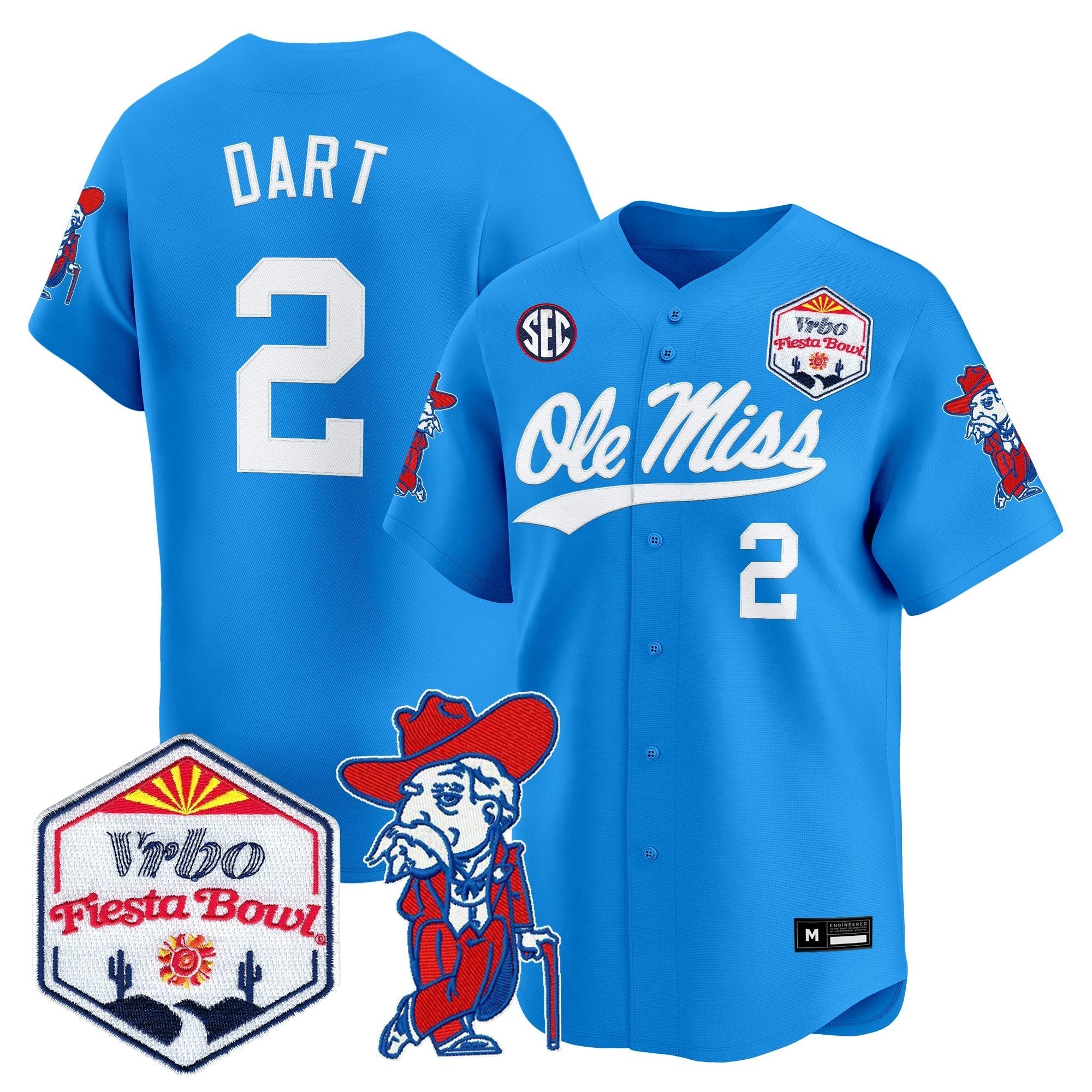 OMR2026 The Fiesta Bowl Vapor Baseball Jersey - All Stitched