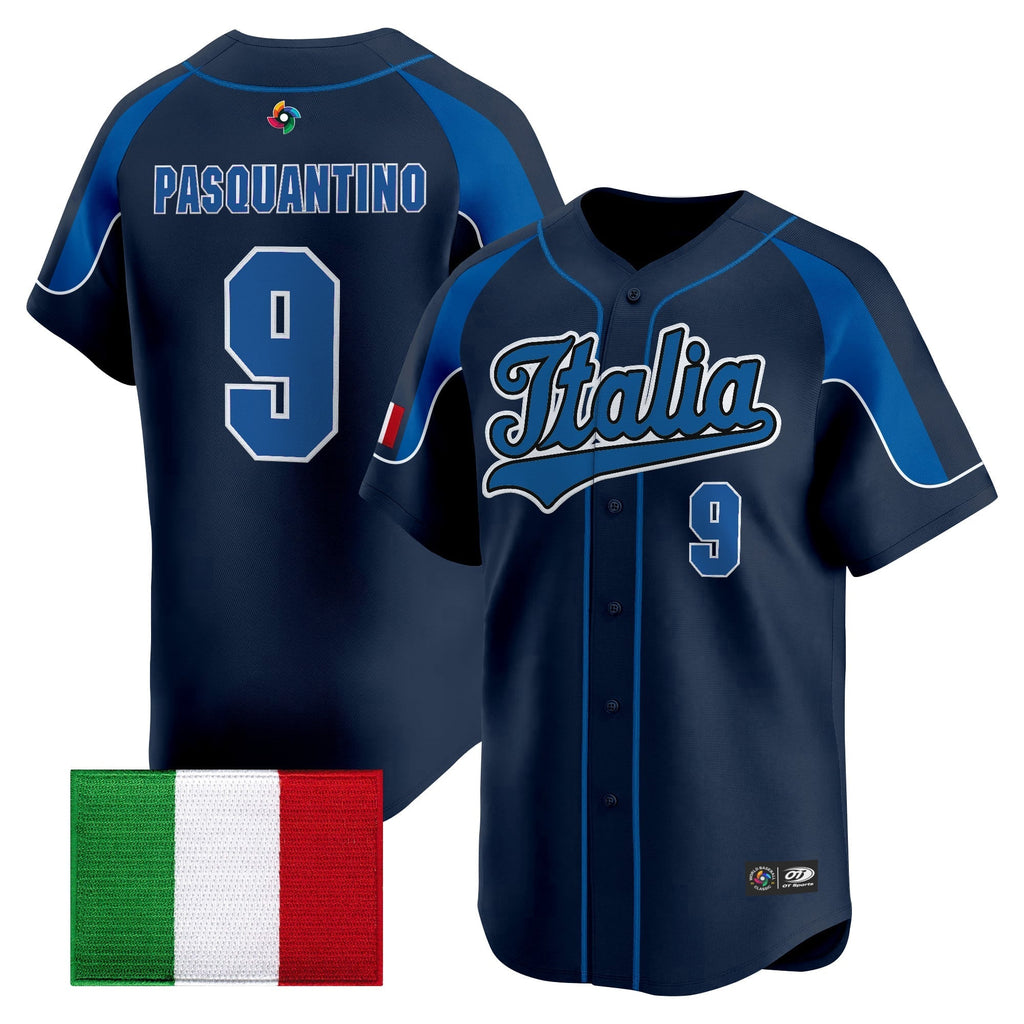 Team Italy 2026 World Baseball Classic Vapor Premier Jersey - All Stitched