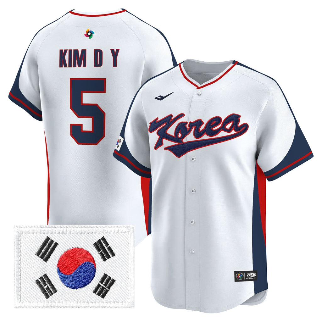 Team Korea 2026 World Baseball Classic Vapor Premier Jersey - All Stitched
