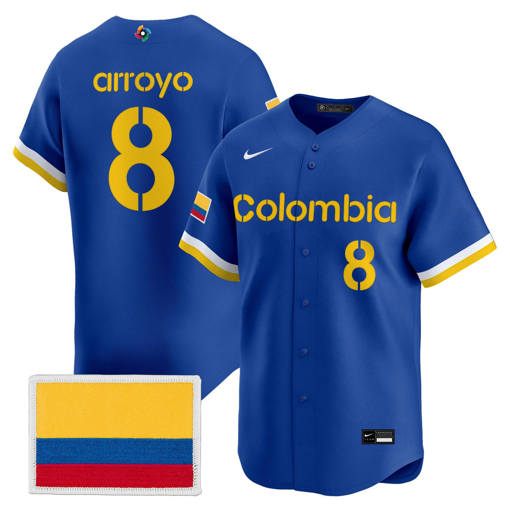 Team Colombia 2026 World Baseball Classic Vapor Premier Jersey - All Stitched