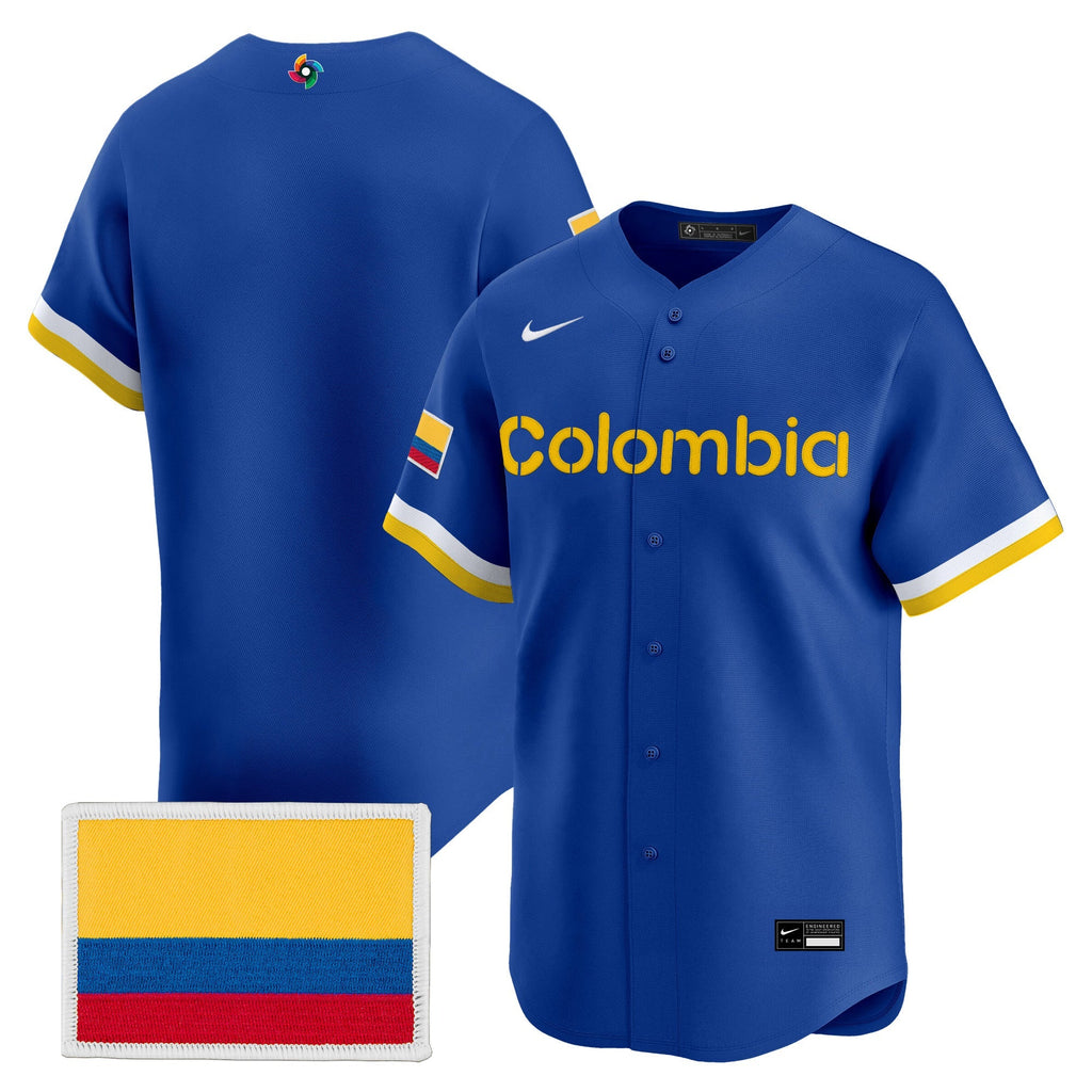 Team Colombia 2026 World Baseball Classic Vapor Premier Jersey - All Stitched