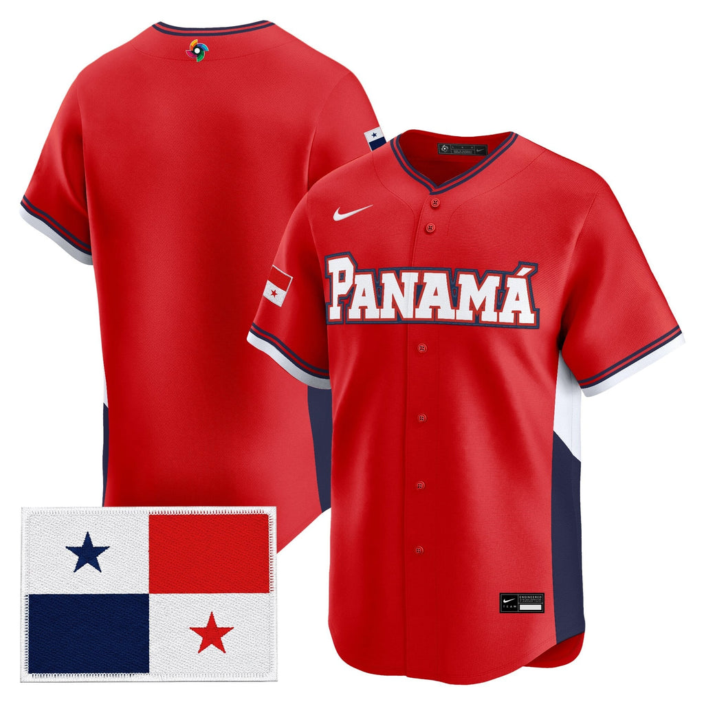 Team Panama 2026 World Baseball Classic Vapor Premier Jersey - All Stitched
