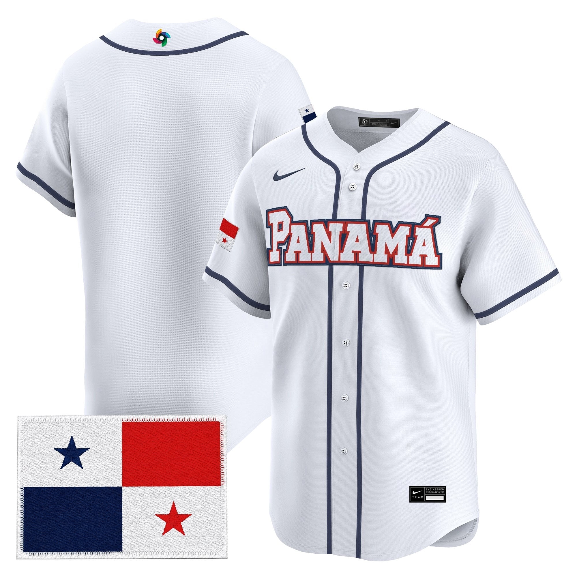 Team Panama 2026 World Baseball Classic Vapor Premier Jersey - All Stitched