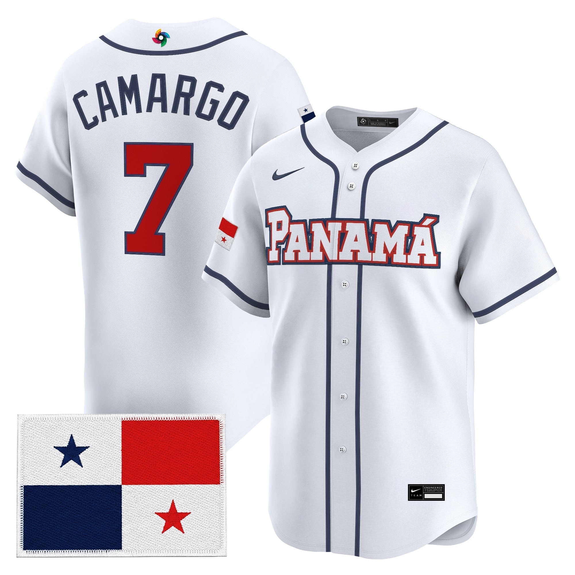 Team Panama 2026 World Baseball Classic Vapor Premier Jersey - All Stitched