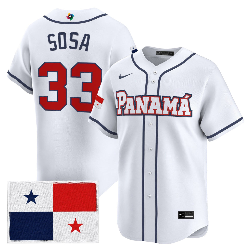 Team Panama 2026 World Baseball Classic Vapor Premier Jersey - All Stitched
