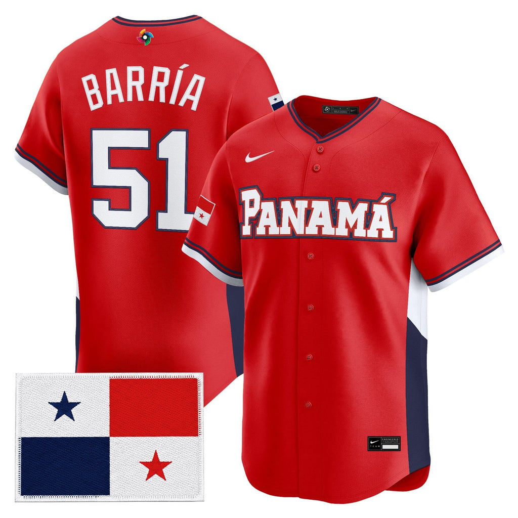 Team Panama 2026 World Baseball Classic Vapor Premier Jersey - All Stitched