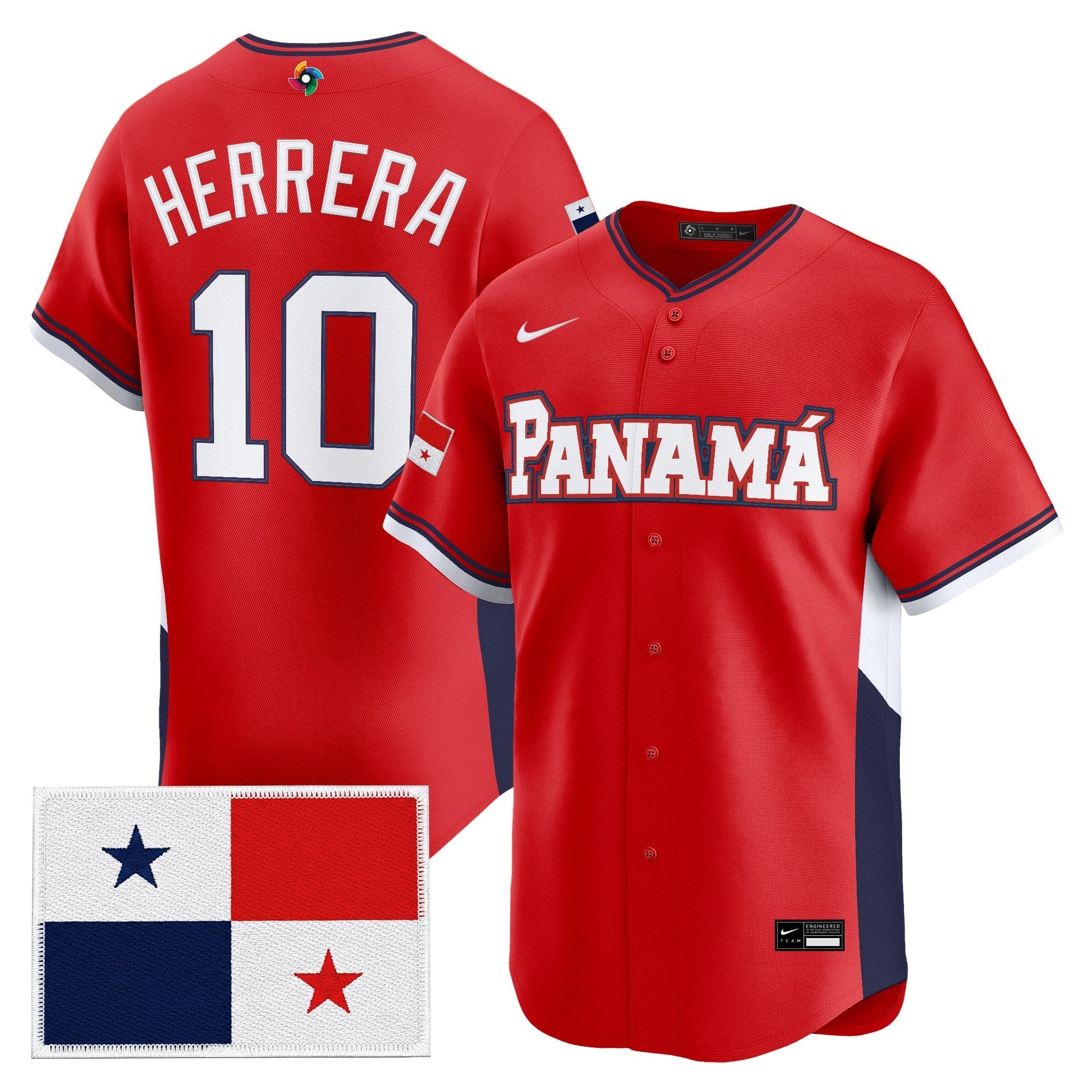Team Panama 2026 World Baseball Classic Vapor Premier Jersey - All Stitched