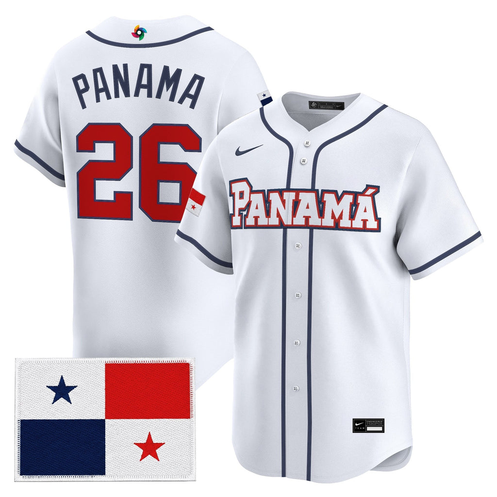 Team Panama 2026 World Baseball Classic Vapor Premier Jersey - All Stitched